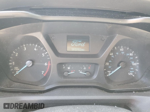 2018 Ford Transit Passenger XL with VIN 1FBZX2YG4JKA75505, listed as a Copart auction lot 45177795 with 183,203 mi miles and Salvage title. Bid and sale history available at DreamBid. Image 9.