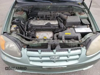2003 Hyundai Accent GL with VIN KMHCG45CX3U497134, listed as a Copart auction lot 70932594 with 107,980 mi miles and Clean Title. Bid and sale history available at carsss.com. Image 11.