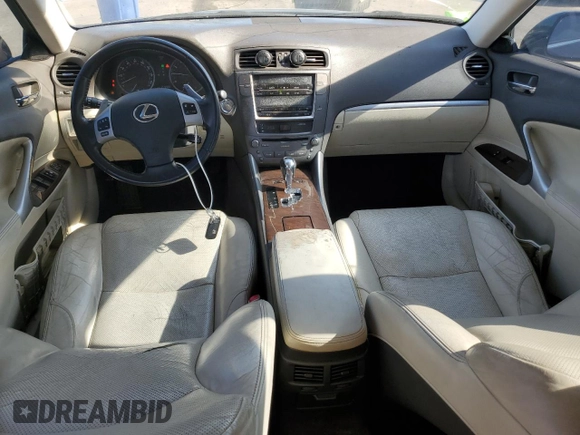 2012 Lexus IS 250 with VIN JTHBF5C2XC5172219, listed as a Copart auction lot 52424535 with 214,450 mi miles and Salvage title. Bid and sale history available at DreamBid. Image 8.