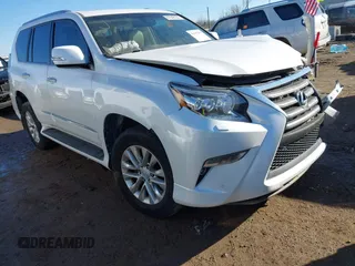 2016 Lexus GX 460 z VIN JTJBM7FX6G5145919, wystawiony jako IAAI lot #41327395 z przebiegiem 138 220 mil mil oraz . Historia ofert i sprzedaży dostępna na DreamBid. Obrazek 1.