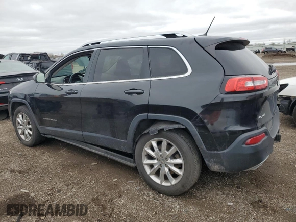 2015 Jeep Cherokee Limited with VIN 1C4PJMDSXFW759064, listed as a Copart auction lot 53570035 with 153,747 mi miles and Salvage Title. Bid and sale history available at DreamBid. Image 2.