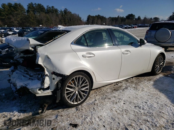 2014 Lexus IS 250 z VIN JTHCF1D21E5007013, wystawiony jako Copart lot #42354785 z przebiegiem 96 179 mil mil oraz Szkoda całkowita • Salvage title. Historia ofert i sprzedaży dostępna na DreamBid. Obrazek 3.