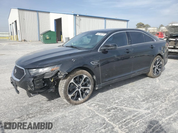 2015 Ford Taurus SHO z VIN 1FAHP2KTXFG121786, wystawiony jako Copart lot #49718275 z przebiegiem 114 946 mil mil oraz Szkoda całkowita • Salvage title. Historia ofert i sprzedaży dostępna na DreamBid. Obrazek 1.