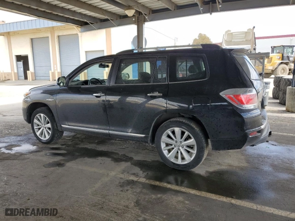 2013 Toyota Highlander Hybrid Limited with VIN JTEDC3EH5D2017343, listed as a Copart auction lot 50165085 with 56,337 mi miles and Salvage Title. Bid and sale history available at carsss.com. Image 2.