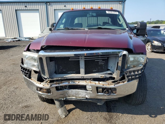 2006 Ford F-250 XL with VIN 1FTSW21536EA41022, listed as a Copart auction lot 62301375 with 122,922 mi miles and Salvage title. Bid and sale history available at DreamBid. Image 5.