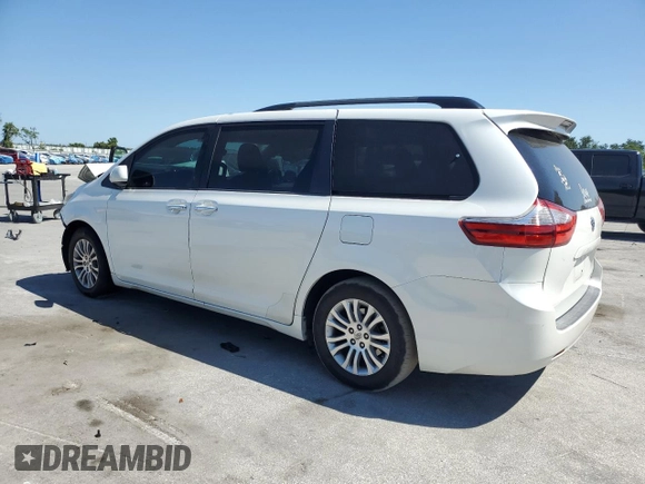 2015 Toyota Sienna XLE with VIN 5TDYK3DC1FS612491, listed as a Copart auction lot 53673815 with 169,306 mi miles and Salvage Title. Bid and sale history available at DreamBid. Image 2.