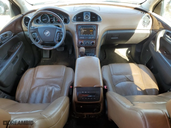 2015 Buick Enclave Leather with VIN 5GAKRBKD8FJ338700, listed as a Copart auction lot 43264935 with 151,400 mi miles and Salvage Title. Bid and sale history available at carsss.com. Image 8.