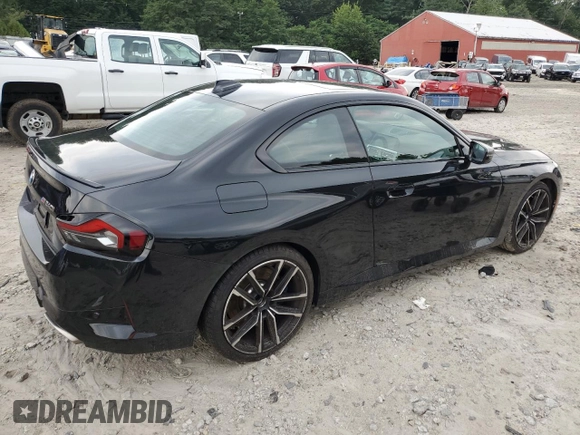 2022 BMW 2 Series M240i xDrive with VIN 3MW53CM07N8C61337, listed as a Copart auction lot 64004873 with 4,642 mi miles. Bid and sale history available at carsss.com. Image 3.