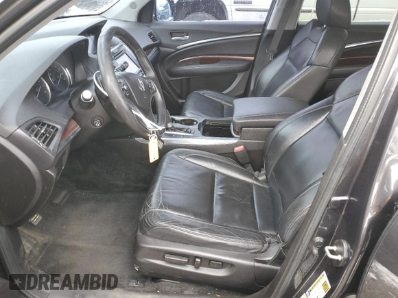 2014 Acura MDX with VIN 5FRYD4H22EB005373, listed as a Copart auction lot 51940055 with 147,019 mi miles and Salvage title. Bid and sale history available at DreamBid. Image 7.