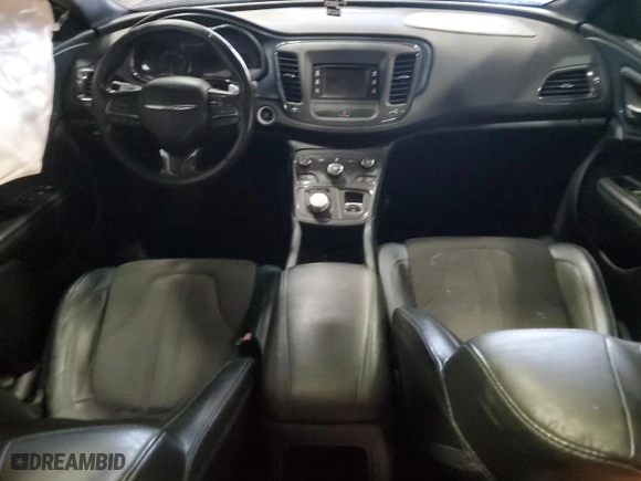 2015 Chrysler 200 S with VIN 1C3CCCBB4FN533733, listed as a Copart auction lot 52715175 with 0 mi miles and Salvage Title. Bid and sale history available at carsss.com. Image 8.