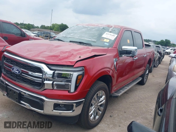 2025 Ford F-150 Lariat с VIN 1FTFW5L56SFA74360, выставлен на аукционе IAAI как лот 42378600 с пробегом 3 960 миль миль и . История ставок и продаж доступна на DreamBid. Изображение 2.