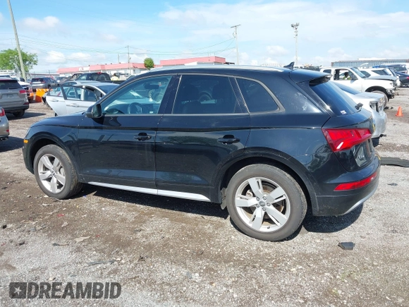 2018 Audi Q5 Premium with VIN WA1ANAFY1J2003708, listed as a IAAI auction lot 42116637 with 60,813 mi miles and . Bid and sale history available at DreamBid. Image 14.