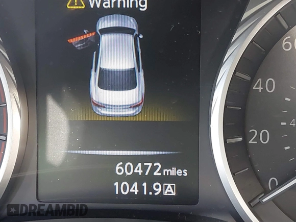 2018 Infiniti Q50 Sport with VIN JN1EV7AP6JM366702, listed as a IAAI auction lot 41852058 with 60,472 mi miles and . Bid and sale history available at carsss.com. Image 15.