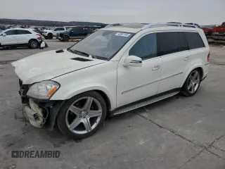 2012 Mercedes-Benz GL-Class GL 550 with VIN 4JGBF8GE2CA783369, listed as a Copart auction lot 42822145 with 0 mi miles and Salvage Title. Bid and sale history available at carsss.com. Image 1.