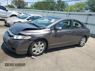 2009 Honda Civic LX z VIN 19XFA165X9E048884, wystawiony jako Copart lot #60225855 z przebiegiem 153 806 mil mil oraz Szkoda całkowita • Salvage title. Historia ofert i sprzedaży dostępna na DreamBid. Obrazek 1.