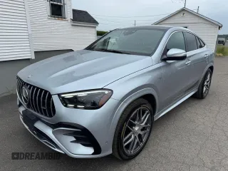 2024 Mercedes-Benz GLE 53 AMG with VIN 4JGFD6BB6RB165029, listed as a Copart auction lot 63011105 with 9,504 mi miles and Clean title. Bid and sale history available at DreamBid. Image 1.