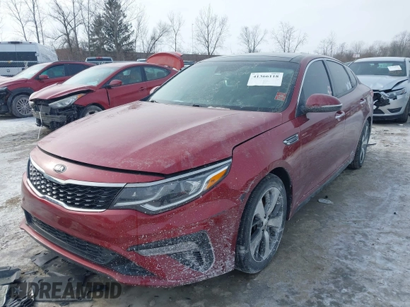 2019 Kia Optima LX with VIN 5XXGT4L31KG349821, listed as a IAAI auction lot 41366118 with 94,181 mi miles. Bid and sale history available at carsss.com. Image 17.