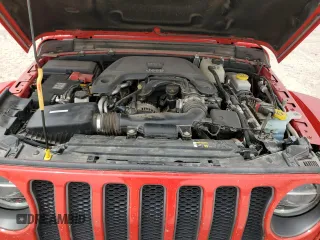 2019 Jeep Wrangler Unlimited Rubicon with VIN 1C4HJXFG4KW581967, listed as a Copart auction lot 53712235 with 37,474 mi miles and Salvage title. Bid and sale history available at DreamBid. Image 12.