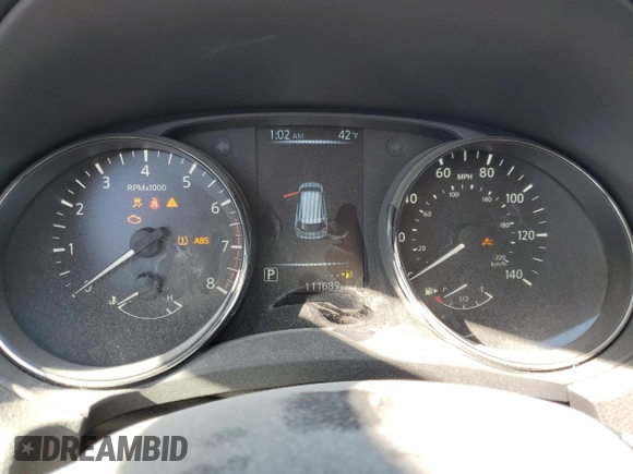 2017 Nissan Rogue S with VIN JN8AT2MV2HW274066, listed as a Copart auction lot 51414445 with 111,689 mi miles and Salvage Title. Bid and sale history available at carsss.com. Image 9.