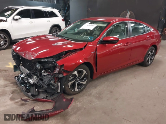 2022 Honda Insight EX with VIN 19XZE4F50NE006513, listed as a IAAI auction lot 42025779 with 17,457 mi miles and . Bid and sale history available at carsss.com. Image 17.