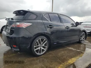 2016 Lexus CT 200h with VIN JTHKD5BH2G2260989, listed as a Copart auction lot 73968084 with Not Provided miles and Salvage Title. Bid and sale history available at DreamBid. Image 3.