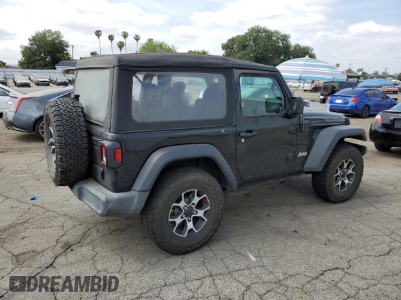 2021 Jeep Wrangler Sport z VIN 1C4GJXAG1MW637028, wystawiony jako Copart lot #54346475 z przebiegiem 80 675 mil mil oraz Szkody całkowita. Historia ofert i sprzedaży dostępna na DreamBid. Obrazek 3.