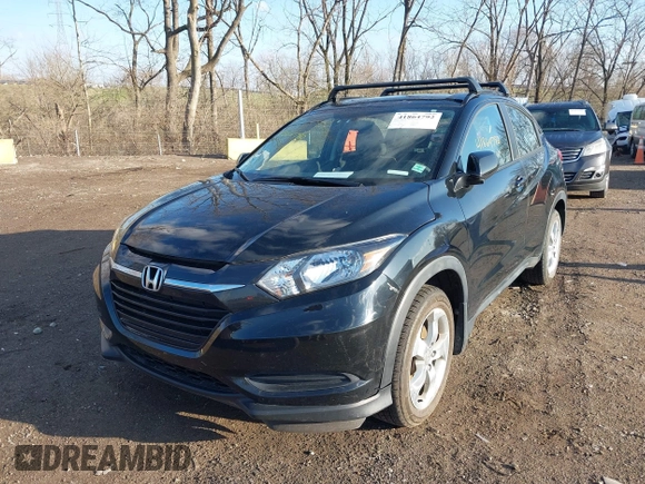 2016 Honda HR-V LX with VIN 3CZRU6H39GM749720, listed as a IAAI auction lot 41864792 with 60,604 mi miles. Bid and sale history available at carsss.com. Image 17.