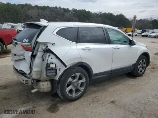 2019 Honda CR-V EX with VIN 5J6RW1H58KA029278, listed as a Copart auction lot 47219135 with 125,454 mi miles and Salvage Title. Bid and sale history available at carsss.com. Image 3.