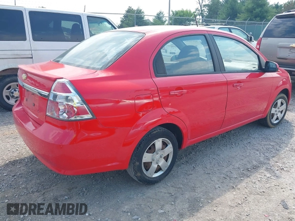 2011 Chevrolet Aveo 1LT with VIN KL1TD5DEXBB141242, listed as a IAAI auction lot 42573592 with 118,173 mi miles and . Bid and sale history available at DreamBid. Image 4.
