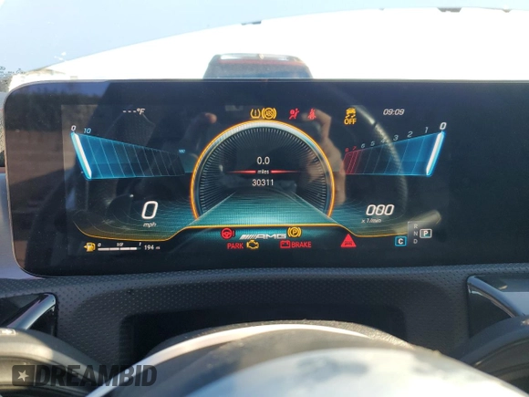 2021 Mercedes-Benz CLA with VIN W1K5J5BB6MN215315, listed as a Copart auction lot 85265284 with 30,311 mi miles and Salvage Title. Bid and sale history available at carsss.com. Image 9.
