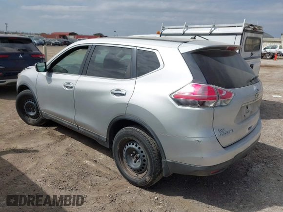 2015 Nissan Rogue SV with VIN 5N1AT2MKXFC755212, listed as a IAAI auction lot 41568466 with 118,449 mi miles. Bid and sale history available at carsss.com. Image 3.