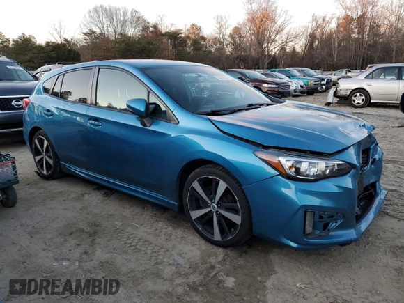 2017 Subaru Impreza Special Sports with VIN 4S3GTAK69H1716298, listed as a Copart auction lot 83659524 with 95,824 mi miles and Salvage title. Bid and sale history available at DreamBid. Image 4.
