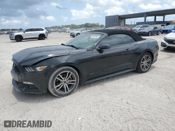 2015 Ford Mustang EcoBoost Premium z VIN 1FATP8UH3F5383604, wystawiony jako Copart lot #58472545 z przebiegiem 99 549 mil mil oraz Szkoda całkowita • Salvage title. Historia ofert i sprzedaży dostępna na DreamBid. Obrazek 1.
