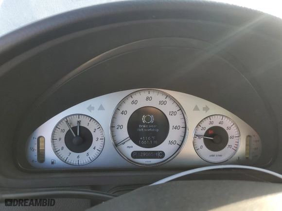 2006 Mercedes-Benz CLK-Class 5.0L with VIN WDBTK75G96T063626, listed as a Copart auction lot 73491074 with 129,085 mi miles and Clean Title. Bid and sale history available at carsss.com. Image 9.