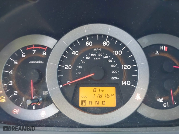 2012 Toyota RAV4 with VIN 2T3ZF4DV9CW142897, listed as a IAAI auction lot 41641075 with 118,164 mi miles. Bid and sale history available at carsss.com. Image 15.
