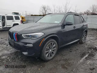 2021 BMW X5 xDrive40i with VIN 5UXCR6C00M9H46923, listed as a Copart auction lot 50359495 with 0 mi miles and Salvage Title. Bid and sale history available at carsss.com. Image 1.