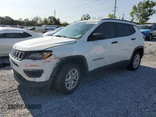 2018 Jeep Compass Sport с VIN 3C4NJCAB2JT502727, выставлен на аукционе Copart как лот 59250625 с пробегом 101 907 миль миль и Списание • Salvage title. История ставок и продаж доступна на DreamBid. Изображение 1.