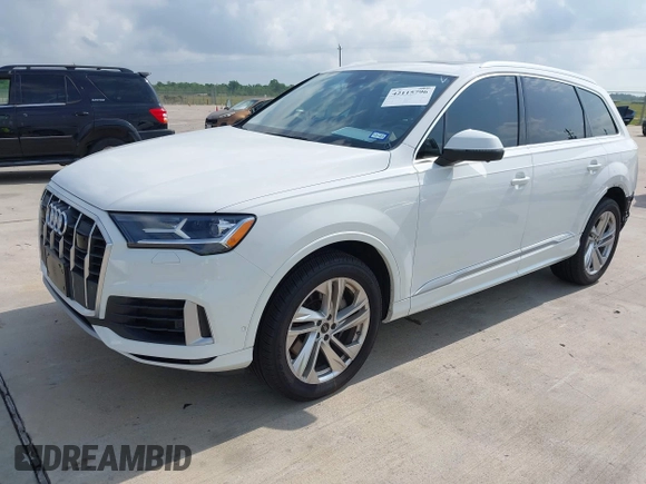2022 Audi Q7 Premium Plus with VIN WA1LXBF71ND020244, listed as a IAAI auction lot 42115796 with 41,893 mi miles and . Bid and sale history available at DreamBid. Image 2.