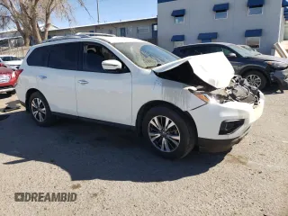 2017 Nissan Pathfinder SV z VIN 5N1DR2MN6HC647355, wystawiony jako Copart lot #47832895 z przebiegiem Nie podano mil oraz Szkody całkowita. Historia ofert i sprzedaży dostępna na DreamBid. Obrazek 4.