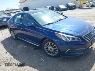 2015 Hyundai Sonata Limited with VIN 5NPE34AF3FH097293, listed as a IAAI auction lot 41811245 with 114,744 mi miles and . Bid and sale history available at carsss.com. Image 1.