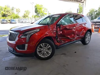 2024 Cadillac XT5 FWD Luxury with VIN 1GYKNAR42RZ738679, listed as a IAAI auction lot 42355530 with 14,660 mi miles and . Bid and sale history available at DreamBid. Image 17.