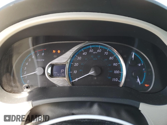 2011 Toyota Sienna XLE AAS with VIN 5TDYK3DC1BS117671, listed as a Copart auction lot 53918185 with 114,136 mi miles and Salvage Title. Bid and sale history available at carsss.com. Image 9.