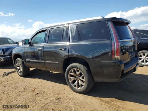 2015 Cadillac Escalade Platinum with VIN 1GYS4PKJ7FR686175, listed as a Copart auction lot 67826284 with 0 mi miles and Salvage Title. Bid and sale history available at carsss.com. Image 2.