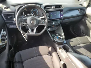 2020 Nissan LEAF SV Plus with VIN 1N4BZ1CP0LC307707, listed as a Copart auction lot 48912355 with 26,348 mi miles and Salvage Title. Bid and sale history available at DreamBid. Image 8.