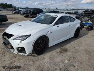 2021 Lexus RC F with VIN JTHDP5BC9M5008266, listed as a Copart auction lot 86579694 with 21,693 mi miles and Clean Title. Bid and sale history available at carsss.com. Image 1.