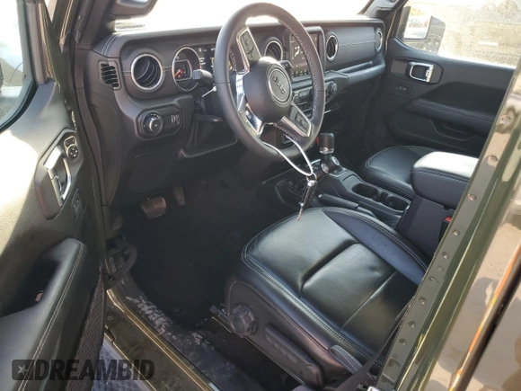2023 Jeep Wrangler Sahara with VIN 1C4HJXEN2PW624757, listed as a Copart auction lot 78239614 with 46,254 mi miles and Salvage Title. Bid and sale history available at carsss.com. Image 8.