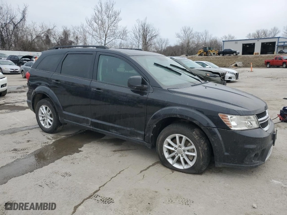 2016 Dodge Journey SXT with VIN 3C4PDDBG2GT196329, listed as a Copart auction lot 47808645 with 121,660 mi miles and Salvage Title. Bid and sale history available at carsss.com. Image 4.