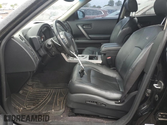 2005 Infiniti FX with VIN JNRAS08W45X206881, listed as a Copart auction lot 58867185 with 121,055 mi miles and Clean title. Bid and sale history available at DreamBid. Image 7.