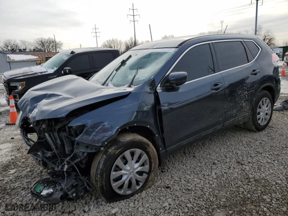 2016 Nissan Rogue S with VIN 5N1AT2MV7GC877974, listed as a Copart auction lot 45184375 with 0 mi miles and Salvage Title. Bid and sale history available at carsss.com. Image 1.