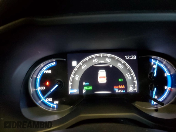 2023 Toyota RAV4 Hybrid LE with VIN JTMMWRFV1PD184987, listed as a Copart auction lot 44200585 with 39,434 mi miles and Salvage Title. Bid and sale history available at carsss.com. Image 9.